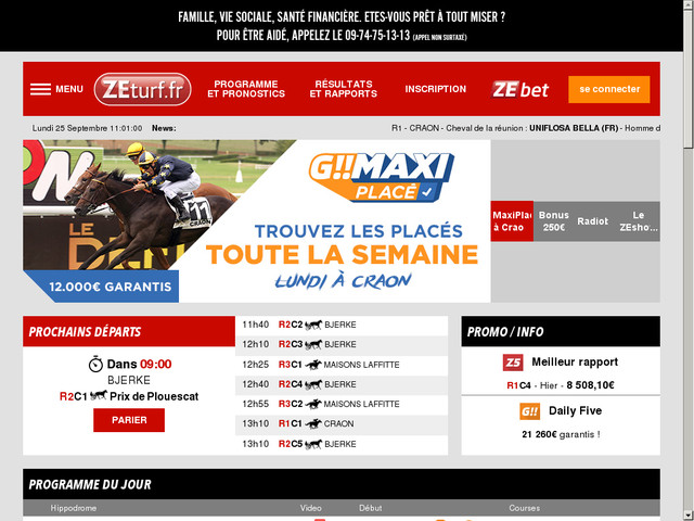 Avis sur Zeturf : un site internet pour parier sur les courses de ...