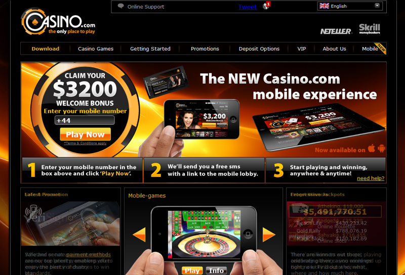 Casino.com - Whatever you Want, you'll find it Here