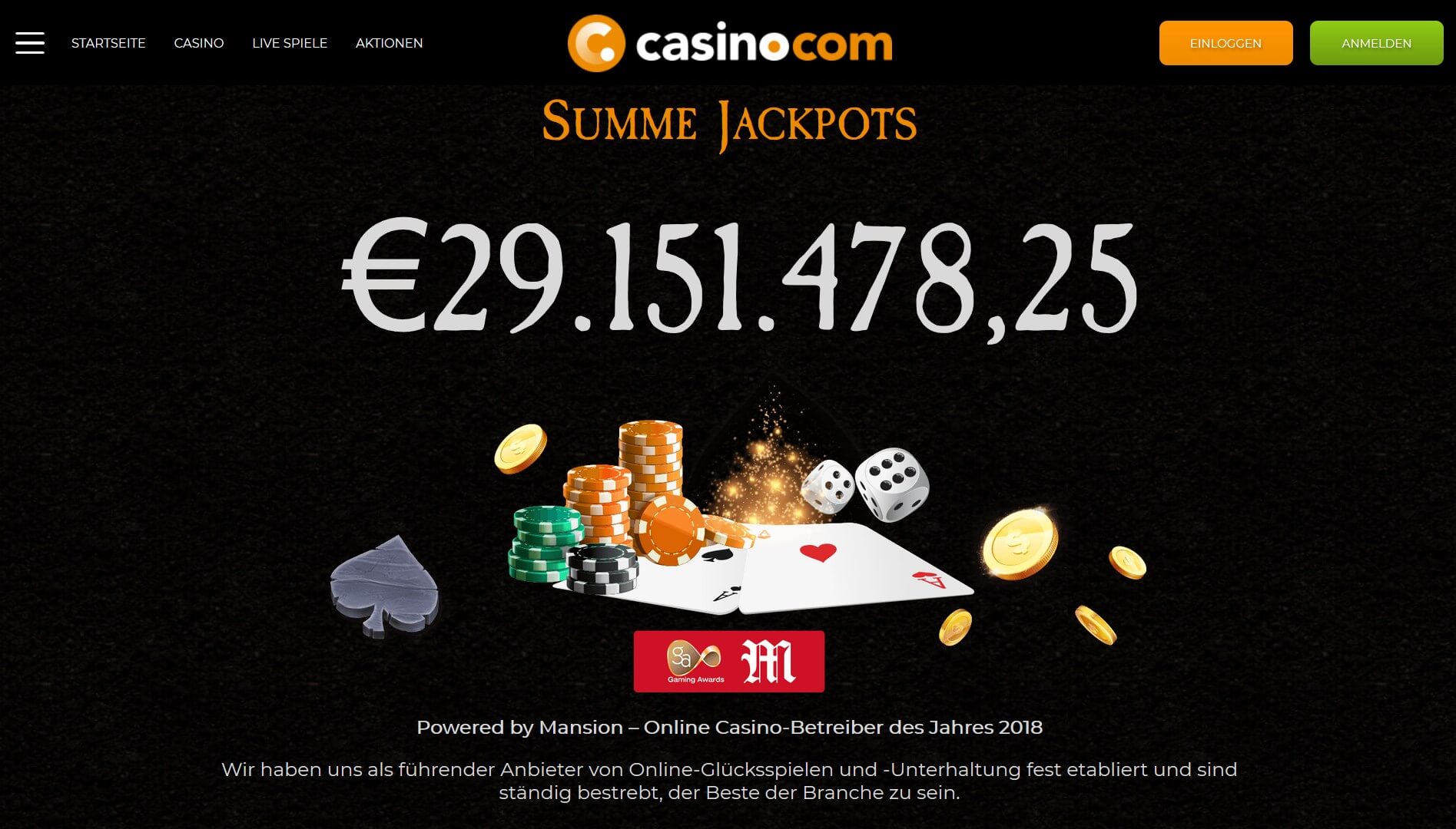 Hit the jackpot at Casino.com