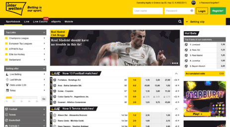 Interwetten Sports Betting, Live, Bonus, Casino and App - Trending ...