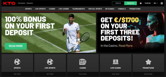 KTO sportsbook: bonus, deposit, contacts – International Betting