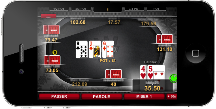 Latest Technology News Blog: Winamax, mobile poker with real money ...