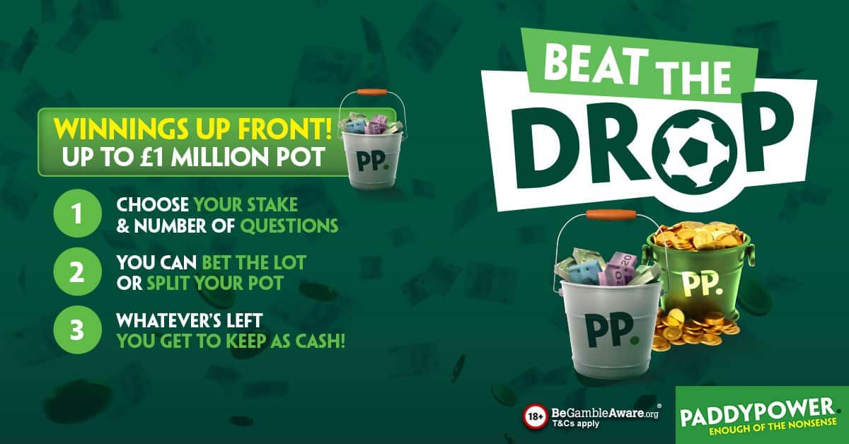 ???? Paddy Power 'Beat The Drop' (2020) – Answer Correctly And Win! ????